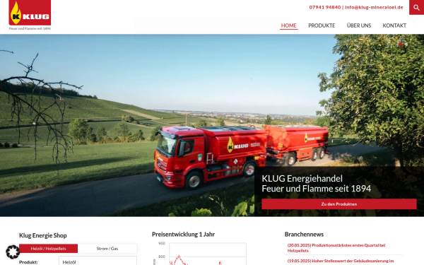 www.klug-mineraloel.de