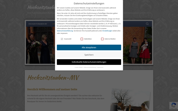 hochzeitstauben-mv.de