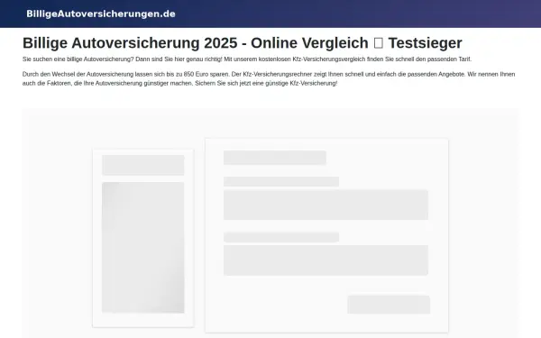 www.billigeautoversicherungen.de
