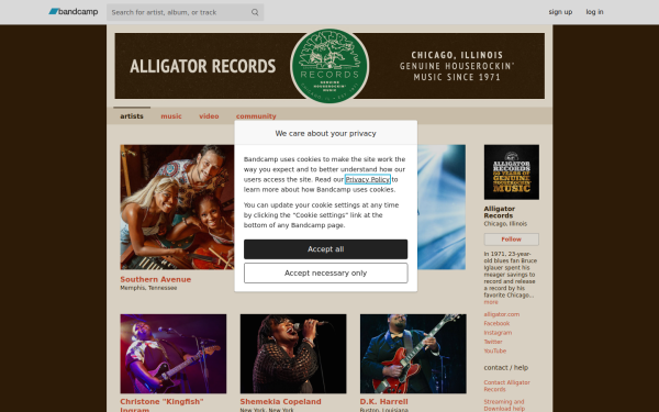 alligatorrecords.bandcamp.com