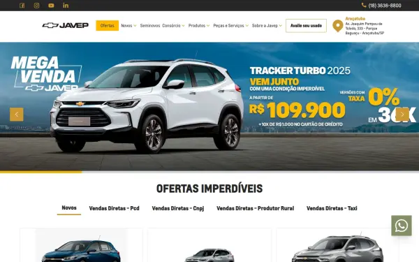 www.javepchevrolet.com.br