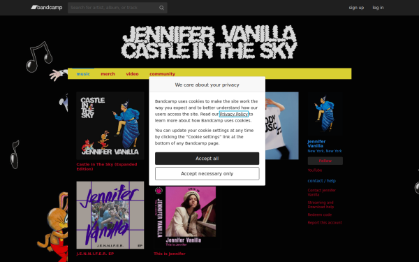 jennifervanilla.bandcamp.com