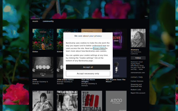 xiomaramusic.bandcamp.com