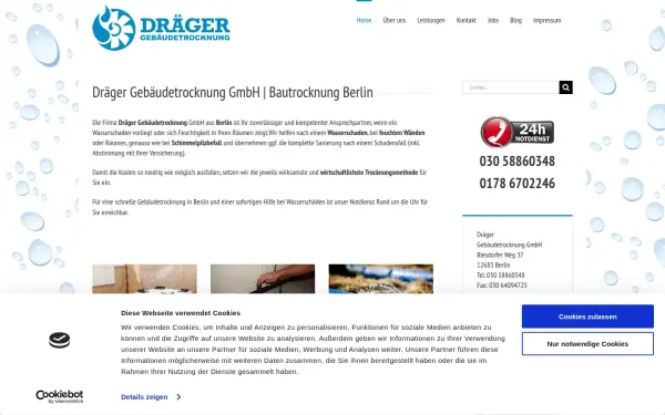 www.draeger-gebaeudetrocknung.de