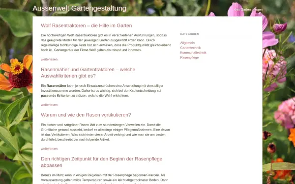 www.aussenwelt-gartengestaltung.de