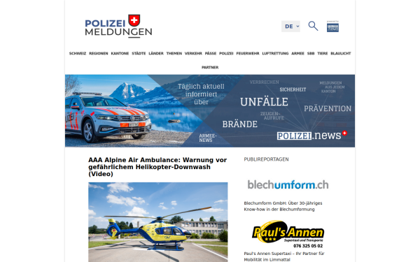 polizeimeldungen.ch