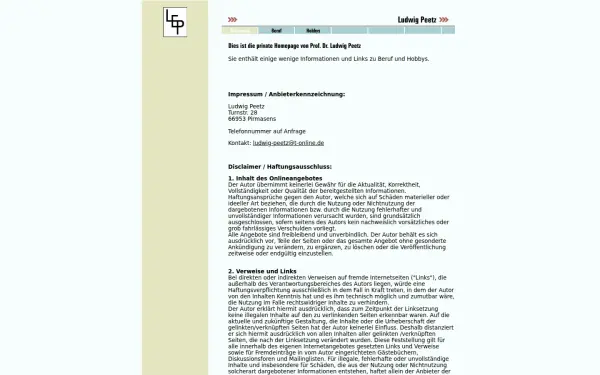 ludwig-peetz.de