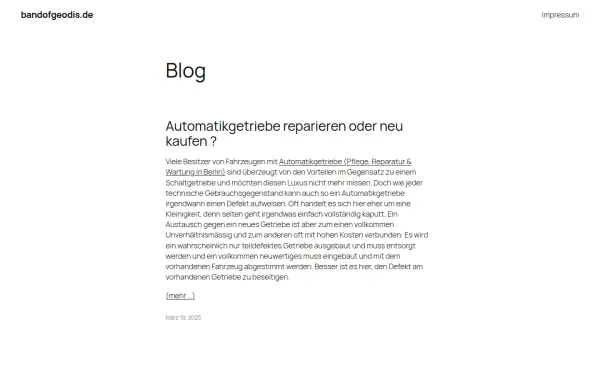 www.bandofgeodis.de