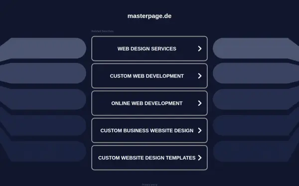 masterpage.de