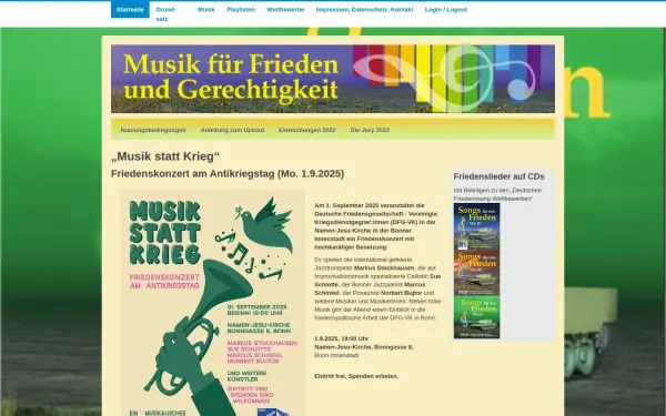friedensmusik.de