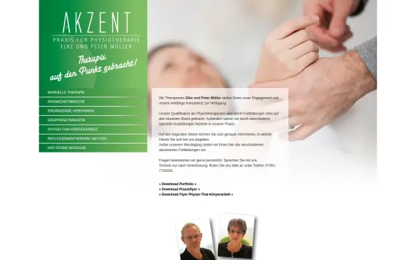 www.akzent-physiotherapie.de