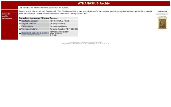 athanasius-archiv.de