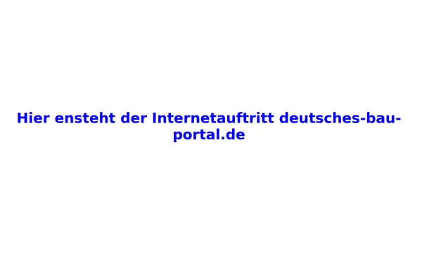 deutsches-bau-portal.de