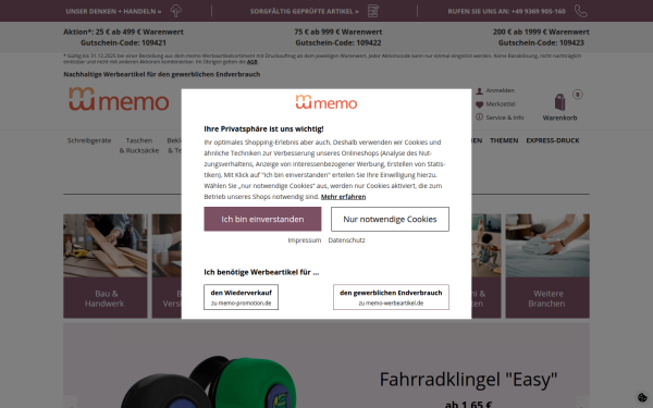 www.memo-werbeartikel.de