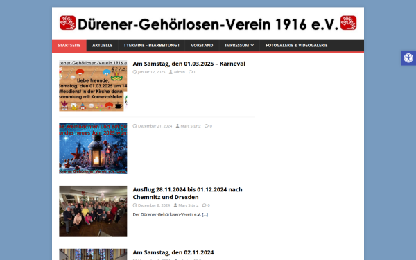 www.duerener-gehoerlosen-verein.de