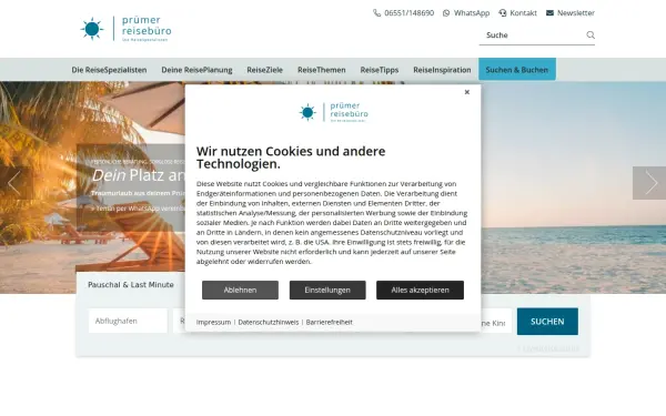 www.pruemer-reisebuero.de