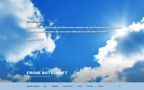 www.frohe-botschaft.de