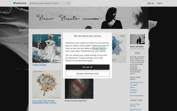 sheristreeter.bandcamp.com