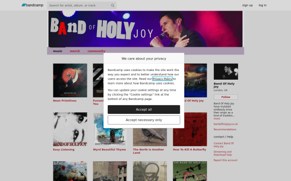 bandofholyjoy.bandcamp.com
