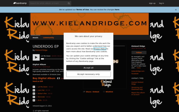 kielandridge1.bandcamp.com