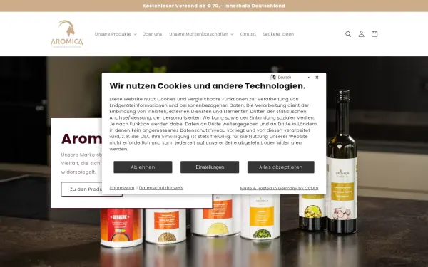 www.aromica-shop.de