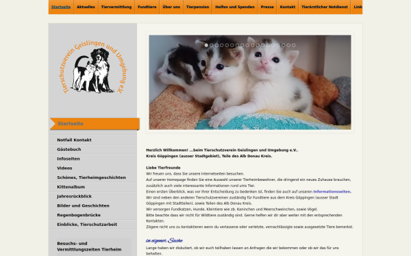 tierschutz-geislingen.de