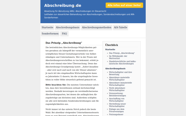 www.abschreibung.de