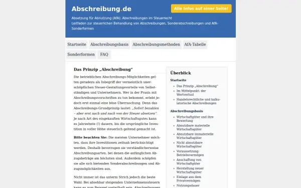 www.abschreibung.de