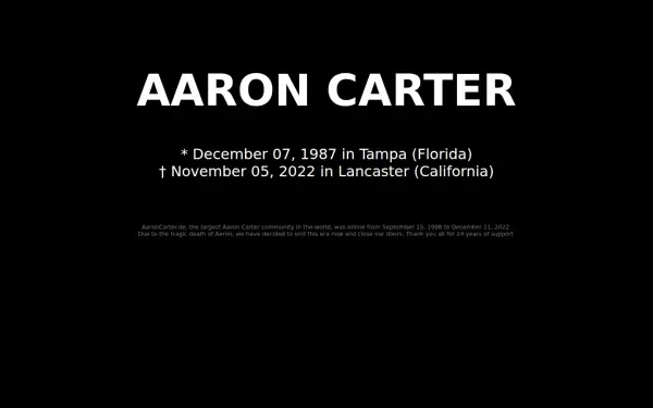 aaroncarter.de
