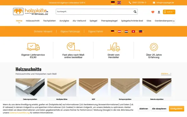holzplatte.de