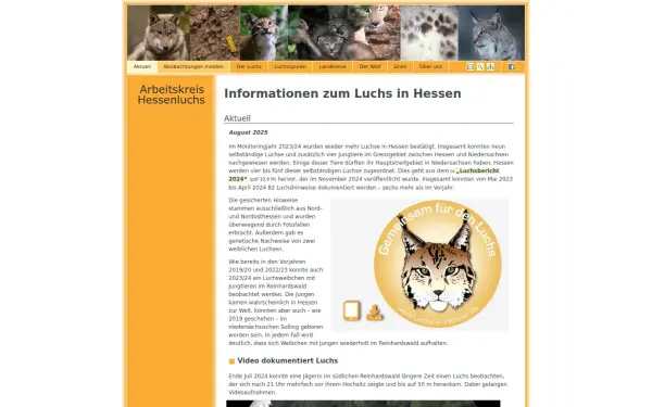 www.luchs-in-hessen.de