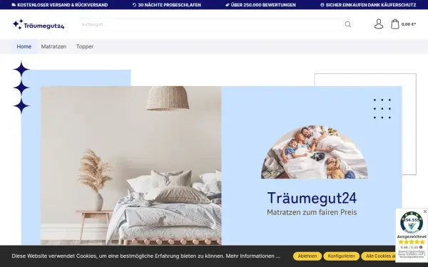 www.traeumegut24.de