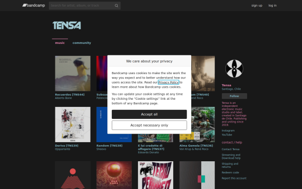 tensa.bandcamp.com