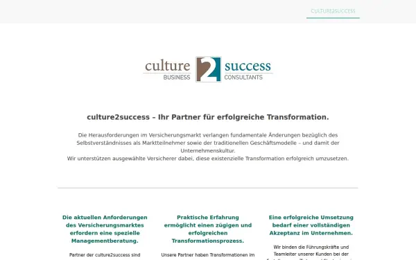 www.culture2success.de