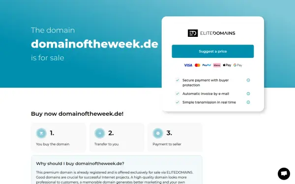domainoftheweek.de