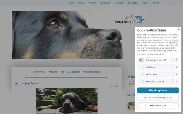 www.dietierstimme.de