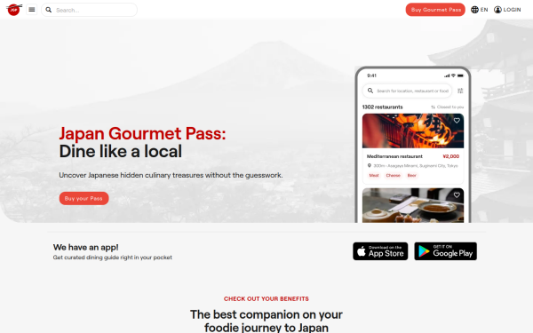 www.japangourmetpass.com
