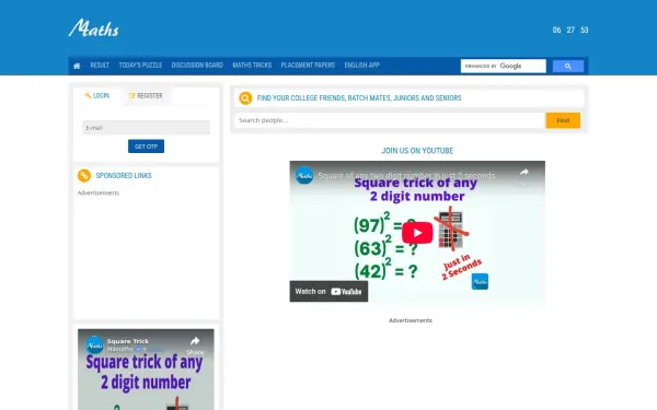 m4maths.com