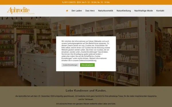 www.aphrodite-naturkosmetik.de