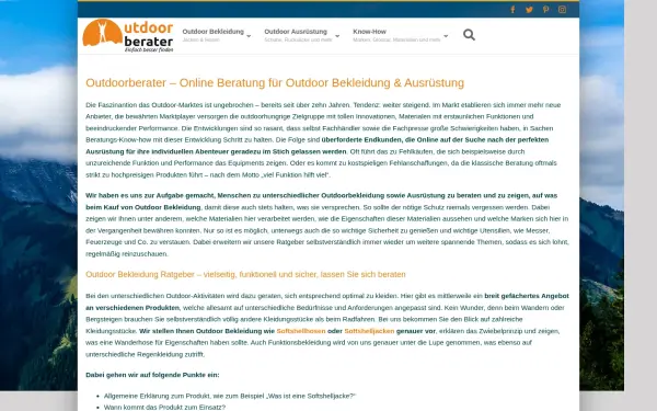 www.outdoorberater.de