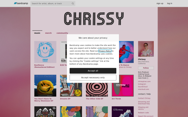 chrissy.bandcamp.com