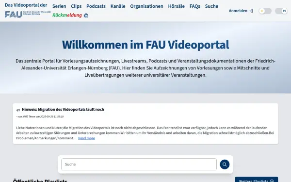 www.fau.tv