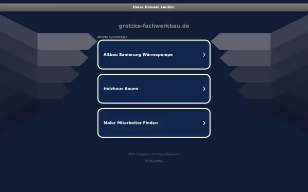 grotzke-fachwerkbau.de