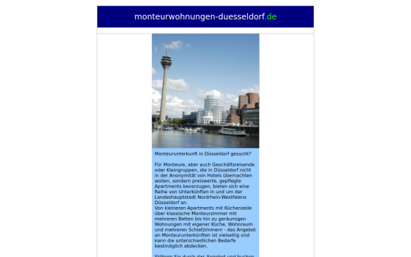 monteurwohnungen-duesseldorf.de