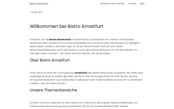 bistroamairfurt.de