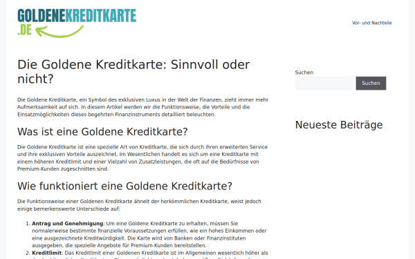 goldenekreditkarte.de