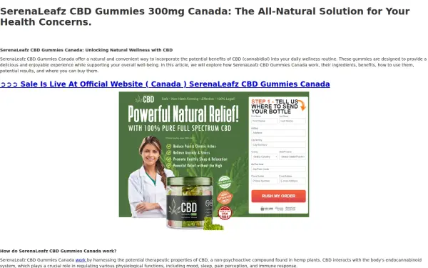 serenaleafz-cbd-gummies-ca.webflow.io