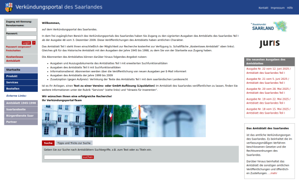 www.amtsblatt.saarland.de