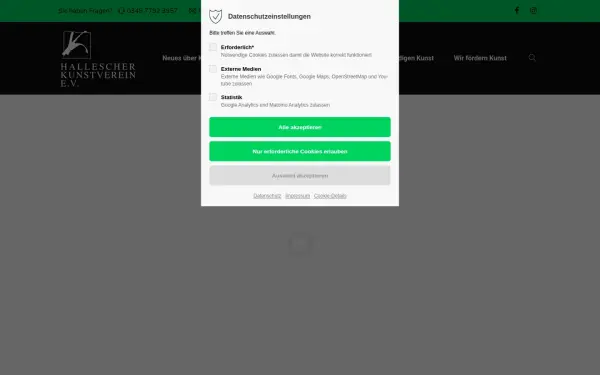 hallescher-kunstverein.de