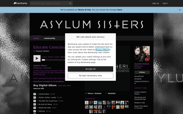 asylumsisters.bandcamp.com